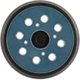 thumbnail image 1 of Almohadilla de lijado de 125 mm, 8 agujeros, 4 clavos, azul y negro, para lijadoras eléctricas, disco de pulido de metales, almohadillas de lijado para pulido rápido, 1 of 5