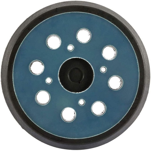 Almohadilla de lijado de 125 mm, 8 agujeros, 4 clavos, azul y negro, para lijadoras eléctricas, disco de pulido de metales, almohadillas de lijado para pulido rápido