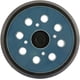 thumbnail image 1 of Almohadilla de lijado 125 mm 8 agujeros 4 clavos azul negro para lijadoras eléctricas Disco para pulido de metales Almohadillas de lijado de papel de lija para velocidad de pulido, 1 of 5