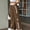 Brown, variant on LEBONYARD Sweat Pants,Women Fashion Striped Print Casual Elastic Waist Long Pants with Pocket Brown S