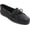Black, variant on Minnetonka Women's Moosehide Fringed Kiltie Moccasins, Natural, 6 W US