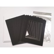 18x24 White Picture Mats with White Core for 13x19 Pictures Fits