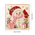 thumbnail image 3 of Christmas DIY Pearl Painting Set, 7.87inch Pearl Diamond Art Diy Kits DIY Pearl Painting Kit,Ideal As A Handmade Holiday Gifts - (snowman), 3 of 5