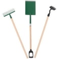 thumbnail image 1 of Miangastore 3Pcs Mini Gardener Tools Spade Rake Hoe Model Gardening Set Epitome for Kids Children, 1 of 8