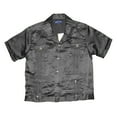 thumbnail image 2 of Kids Shirt Button Up Collared Guayabera Casual Short Sleeve Scorpion T-Shirt, Light Brown, XS, 2 of 7