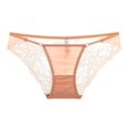 thumbnail image 1 of Aayomet Femmes Bikini Culottes Gstring Sous-vêtements Culottes Taille Basse (Beige, L), 1 of 4