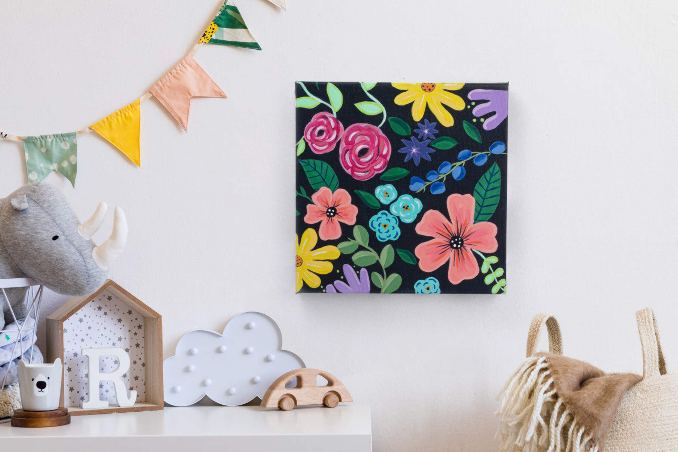 DecoArt Modern Floral Acrylic Paint Set – 12-Color Multi-Surface Kit