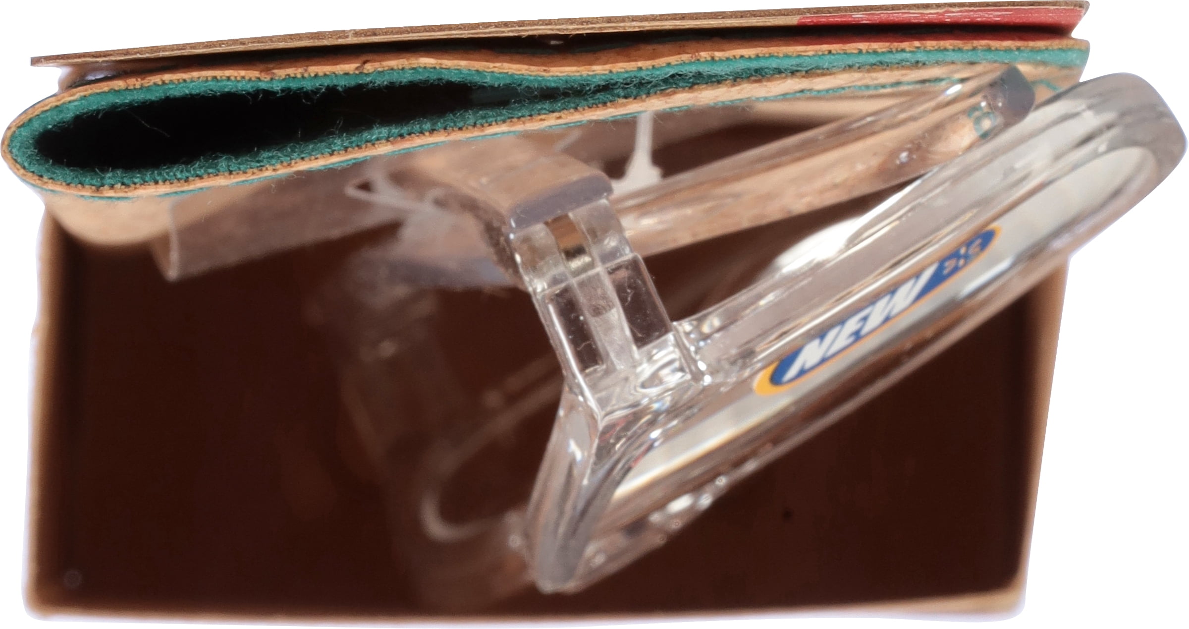 (2 pack) B.E Bio Eyes Mens Rectangular Reading Glasses Made from Recycled Plastic Ewan +3.00 in Crystal