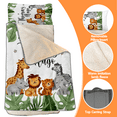 thumbnail image 2 of AOLOA Personalized Toddler Nap Mat - Thick & Warm - Kids Sleeping Bag with Removable Pillow & Fleece Blanket - Winter Nap Mat for Preschool Daycare - Rollup Design, 2 of 8