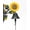 Shape C - Sunflower, variant on Large & Loud Farmhouse Dinner Bell Outside Wall Mounted Electroless Doorbell, Front Door Shop Entrance Porch Antique Decorative Hanging Bell, Indoor Outdoor Pretty Wall Ornamental Hand Bell