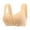 Beige, variant on Women's Front Side BuckleEdge Without Steel Ring Movement Seamless Gathering Adjustment Yoga Sleep Large Bra Training Bra for Women Strapless Bra for Women plus Size Womens Bras Pack of Bras for