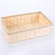thumbnail image 5 of Bandeja rectangular tejida para servir, contenedor para comida y refrigerios para mesa de restaurante. 26x16x8CM, 5 of 8