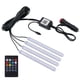 thumbnail image 2 of Tira De Luces Led Para Coche De 1 A 4, Sensor De Música, Luz De Pie De Coche Ajustable Multicolor Con Mando A Distancia Monstrate VI008958-02, 2 of 7