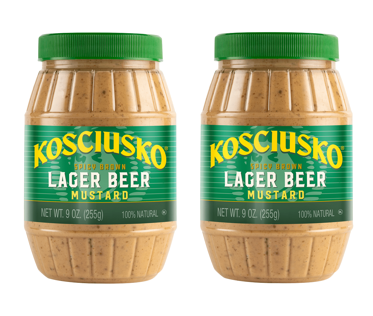 Plochman's Kosciusko Premium Lager Spicy Brown Beer Mustard, Small