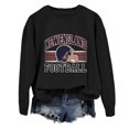 thumbnail image 3 of Laipiong Women's Fall Winter Crewneck Sweatshirts 2026 Spring Fashion Football Printed Long Sleeve Tops Y2k Holiday Casual Loose Fit Blouses, 3 of 3