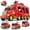 Red, variant on Trucks for Toddlers 2-4 Years 1-3 4-8 4-7 Boys Girls,5 in 1 Construction Carrier Toy Trucks for Kids,Detachable Transport Trailer Toy,1 Year Old Boy Gifts Birthday Toy