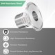 thumbnail image 4 of Uxcell 1-Pack Tri Abrazaderas Sanitarias de 2 pulgadas a Rosca Masculina NTP de 1 pulgada Accesorio de Tubería Hexagonal de Acero Inoxidable Diámetro Exterior de 64mm, 4 of 7