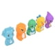 thumbnail image 5 of Marionetas De Dedo De Dinosaurio, Vinilo Suave, 5 Uds., Desarrollan Habilidades Motoras, Marionetas De Dedo De Animales Para Niños De Más De 3 Años Para Juegos De Rol ANGGREK Cartoon Animal Finger Puppets, 5 of 8