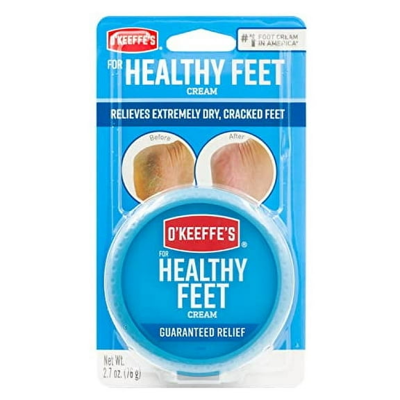 O'Keeffes for Healthy Feet Cream Jar, 2.7 oz, 6 Pack