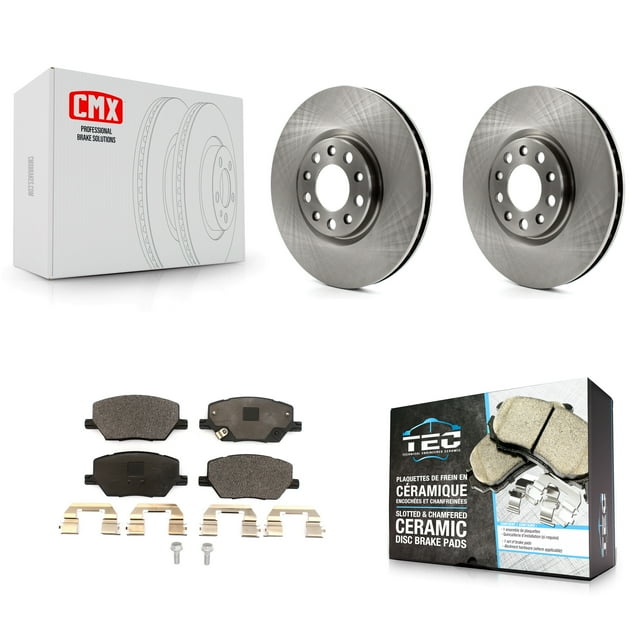 Transit Auto Front Disc Brake Rotors and Ceramic Pads Kit for Car Jeep Compass Renegade Fiat 500X K8T-102847