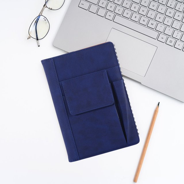 Cuaderno grueso A5, bloc de notas resistente, bloc de notas A5, cuaderno de escritura, diario de páginas gruesas, cuaderno de oficina A5, cuaderno de papel