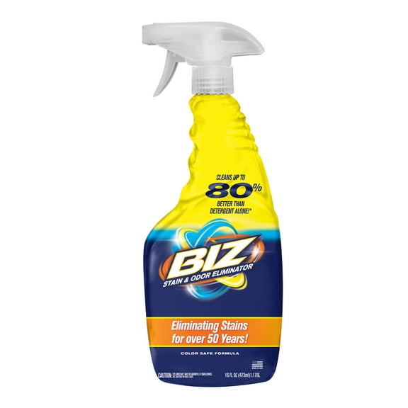 BIZ Stain and Odor Eliminator Laundry Pre-Treat Spray, 16 fl oz