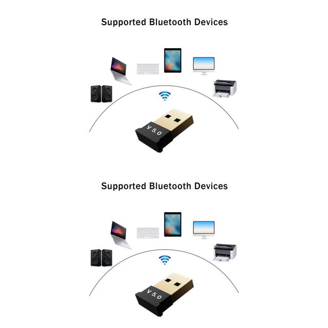 Adaptador de música Bluetooth 5.0 Methold Transmisor de audio inalámbrico USB 2.0 2piezas
