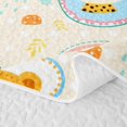 thumbnail image 5 of Erosebridal Lion Quilt King for Boys Girls, Cream Safari King Coverlet Set, 3-Piece 1 Bedspread and 2 Pillowcases, 5 of 7