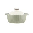 thumbnail image 1 of Home Cooking Pot Ceramic High Temperature Resistant Soup Casserole 1.8L/2.5L Porridge Stew Pot with Lid, 1 of 3