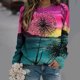thumbnail image 2 of Camisas informales de manga larga para mujer, sudadera de cuello redondo con estampado Floral, jersey de cuello redondo, Tops tipo túnica holgados Pompotops  FGAJ1818, 2 of 6