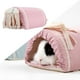 thumbnail image 3 of Mini túneles para cobayas, nido para animales pequeños, casa para hámster, túneles para hámster, cojín Rosa, 3 of 9