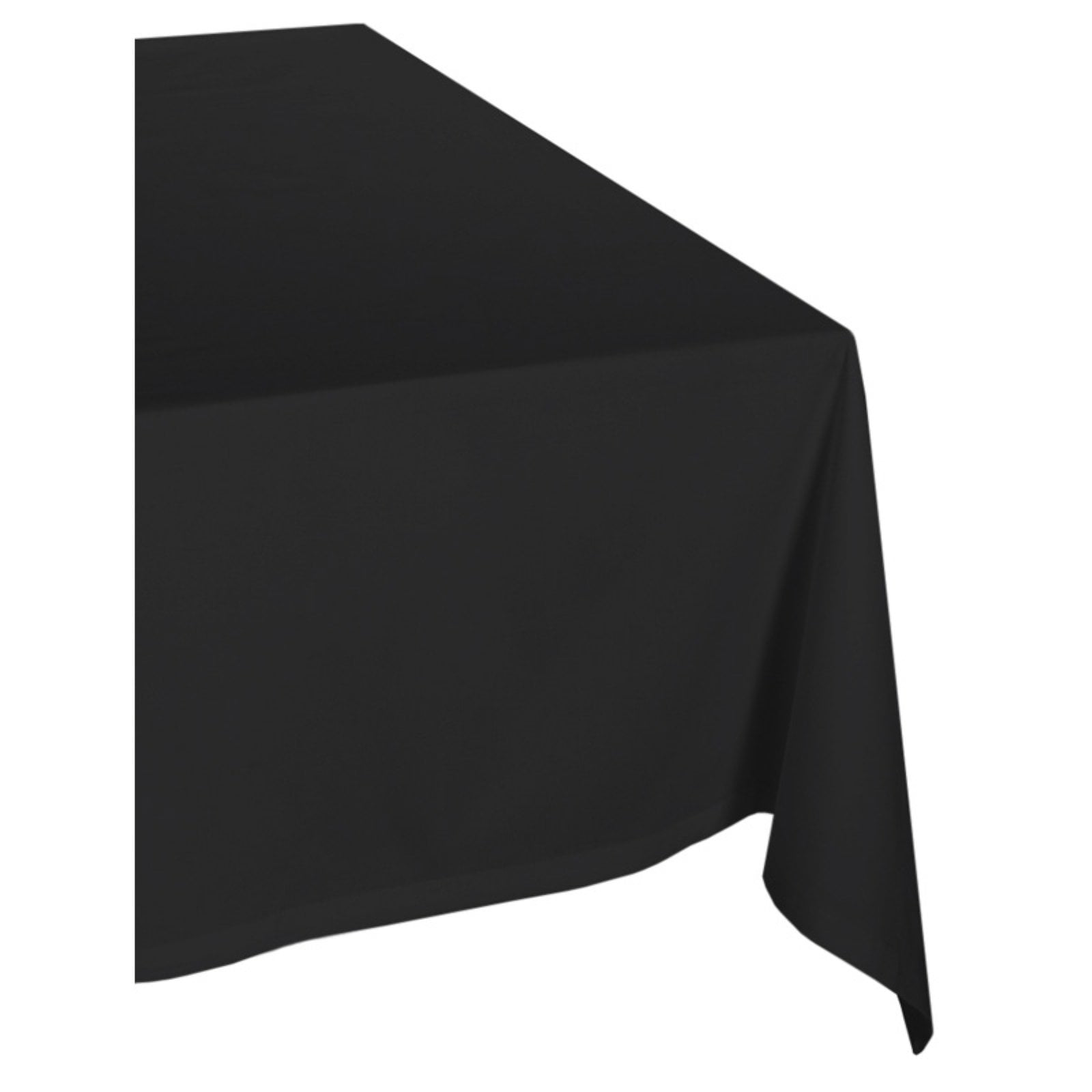 DII Black Polyester Tablecloth