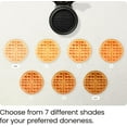 thumbnail image 5 of Chefman Anti-Overflow Belgian Waffle Maker, Shade Selector, Non-Stick, Black, 5 of 11