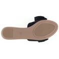 thumbnail image 5 of Gallery Seven Suede Bow Slide Sandals for Women, 5 of 7