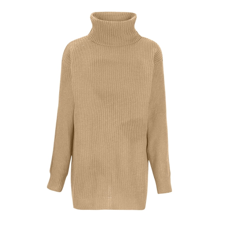 oversized winter dresses Womens Sweater Dress Oversized Cable Knit Chunky Long Sleeve Short Dre Divahotcouture