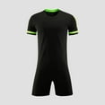 thumbnail image 2 of Boys 2 Pack Soccer Set Football Team T-shirt Shorts Short Sleeved Practice Outfits Practice Sports Clothes Suit, 2 of 4