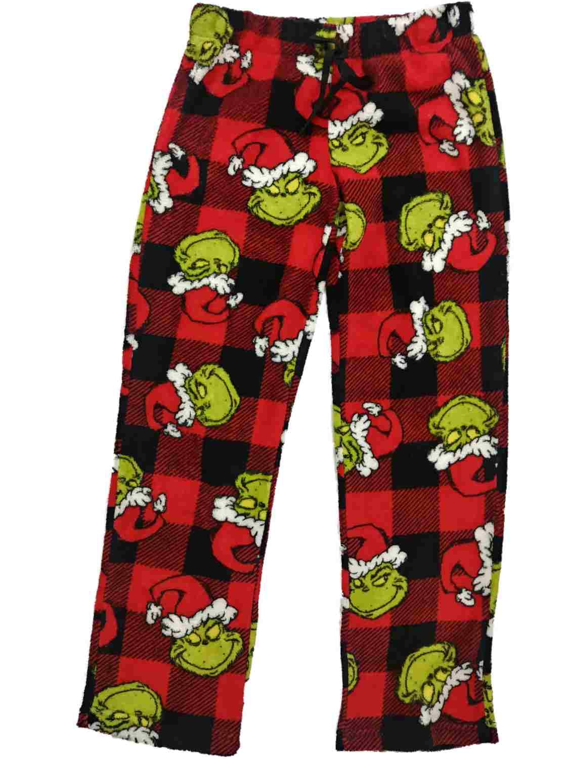 Red and Plaid Grinch Blanket