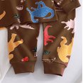 thumbnail image 5 of HFHAPW Boys Girls Pajamas Pjs Toddler 2 Piece Sleepwear Kids Clothes Set Long Sleeve Fall Winter Set, 5 of 6