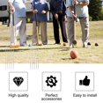 thumbnail image 3 of 10 piezas de croquet de metal FMOACEN, 23 x 20 cm, galvanizadas, 3 of 7