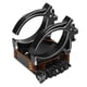 thumbnail image 1 of Ventilador de refrigeración de motor Estrela de 40 mm, ventilador de aleación de aluminio con soporte para control remoto, modelo de automóvil, motor de 40 a 42 mm de diámetro, naranja y negro, 1 of 8