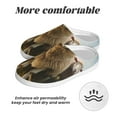 thumbnail image 6 of Fotbe Cute Prairie Sheep Herd Pattern Women's Fuzzy Curly Fur Memory Foam Loafer Slippers Indoor Outdoor Slippers Winter Home Shoes-44/45, 6 of 7