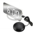 thumbnail image 1 of Vibrating Alarm Clock Multifunctional Mirror Digital Display Electronic Clock Simple Loud Vibrating Desktop Clock, 1 of 5