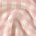 thumbnail image 4 of Kids Girl Kids Pink 2pc Outfit Set - Soft Breathable 100% Cotton Gingham Top & Solid Pants, Easy-On Daily Wear for 0-6 Years (80-150cm),Size 0-1T, 4 of 5