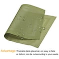 thumbnail image 4 of Unique Bargains Durable Square Washable Woven Place Mats Green 450x300mm, 4 of 6