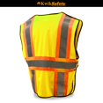 thumbnail image 6 of KwikSafety CAPITAL Hi Vis Reflective ANSI PPE Breakaway Class 2 Safety Vest Size: S/M, Color: Yellow, 6 of 7