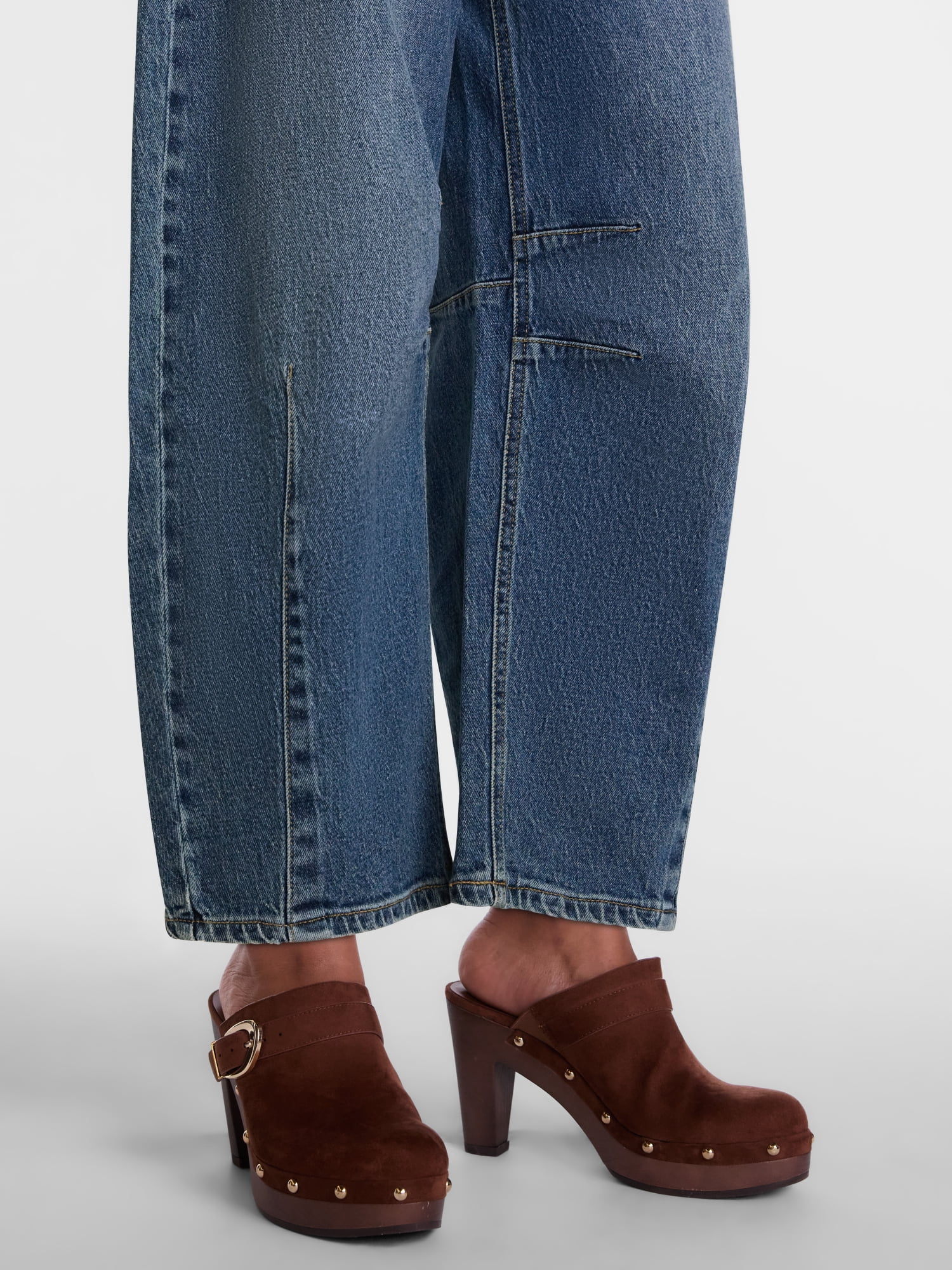 Scenario Women's and Women's Plus High Rise Horseshoe Jeans, 26" Inseam, Sizes 0-28W