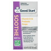 Angle View: Gerber Soothe Vitamin D & Probiotic Drops