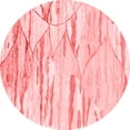 thumbnail image 1 of Ahgly Company Indoor Round Abstract Red Contemporary Area Rugs, 7' Round, 1 of 4
