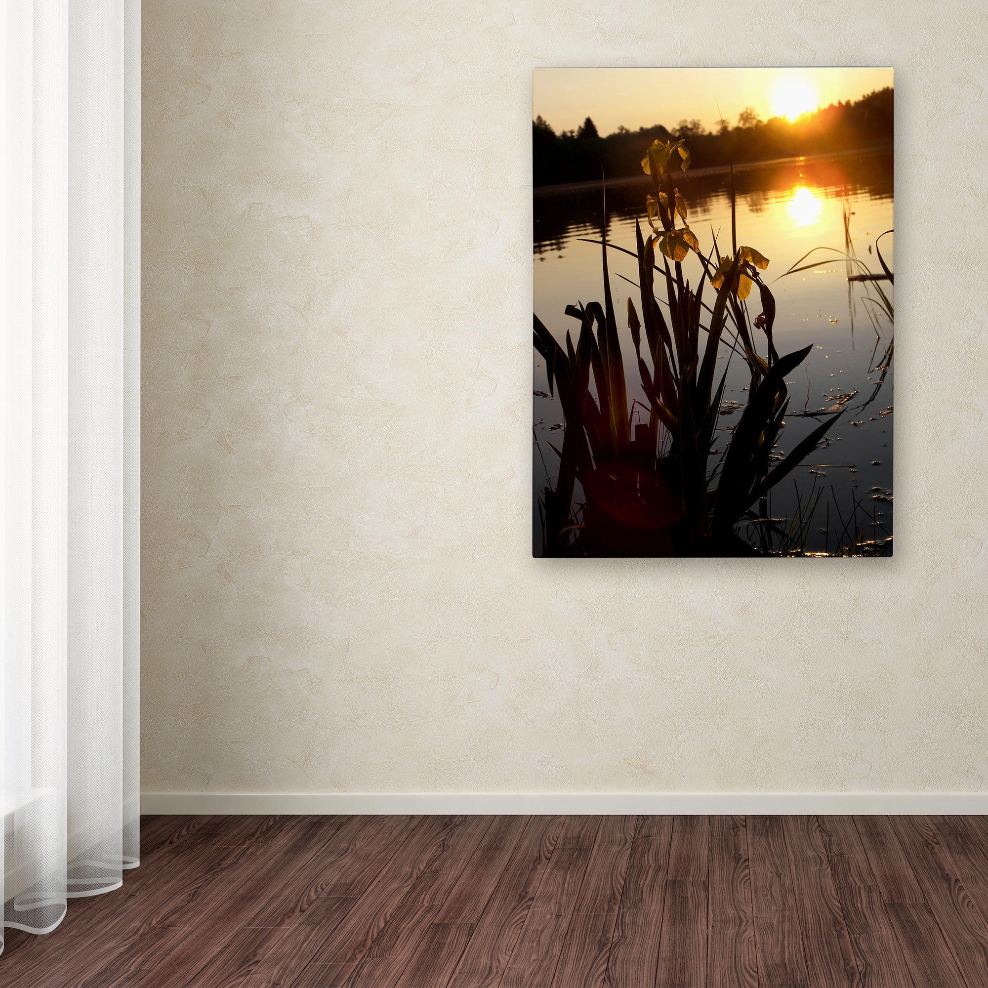 Trademark Fine Art "Reflective Strength" Canvas Art by Monica Fleet