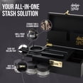 thumbnail image 3 of Caja de almacenamiento HASHSTASH The OG Large Bamboo con cierre y 3 tarros, 3 of 8